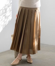 23区 【先行予約】グロッシープリーツ ロングスカート