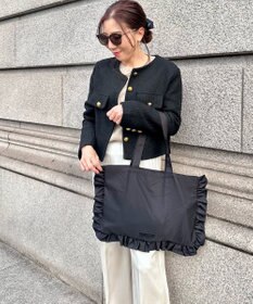 LA BAGAGERIE LA BAGAGERIE×chiyo ポーチ付きフリルエコバッグ