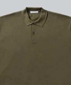 WHITE MAILS 【UNISEX】PAPER KINT HALF SLEEVE OVERSIZED ポロシャツ