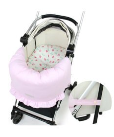 PET PARADISE ペットパラダイス クール カートクッション  《いちご＆お花柄》