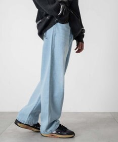 WEGO 【キッズITEM】イージーバレルレッグデニムパンツ（JUNIOR）