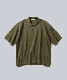 WHITE MAILS 【UNISEX】PAPER KINT HALF SLEEVE OVERSIZED ポロシャツ