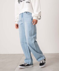 WEGO 【キッズITEM】イージーバレルレッグデニムパンツ（JUNIOR）