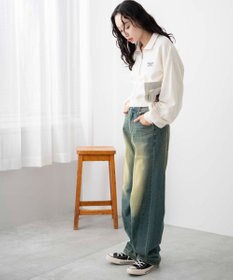 WEGO ハーフジップショートスウェット