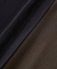 YECCA VECCA メッシュ編みレイヤードニット