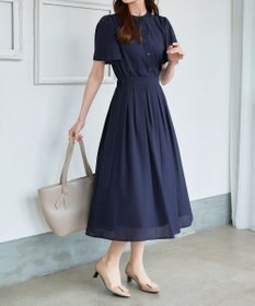 Tiaclasse L 【セットアップ対応・洗える】シアーチェックフレアスカート