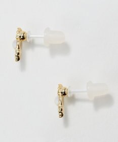 Phoebe <オンワード限定セット>金属アレルギー対応クイーンパールビジューセラミックポストピアス×クロスカーブパールビジューブローチ