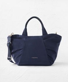 TOCCA 【八木アリサさん着用】RIBBON KNOT NYLONBAG ナイロントートバッグ ネイビー系