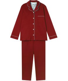 une nana cool 【綿100%】60/1 シルケットスムース 長袖開襟 MADE WITH LIBERTY FABRIC