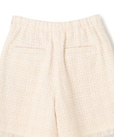 GRACE CONTINENTAL ツイードボックスタックショートパンツ