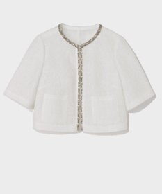 GRACE CONTINENTAL メッシュツイードジャケット