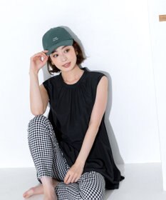 Tiaclasse L 【洗える】体型カバーも叶うAラインギャザーチュニックブラウス