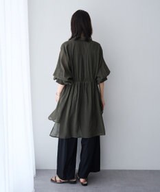 YECCA VECCA シアー2way袖バルーンチュニック