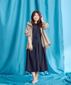 Tiaclasse 【洗える】シャツワンピース