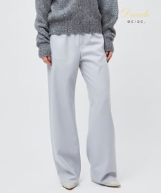 BEIGE， CORBY / ウエストゴムワイドパンツ