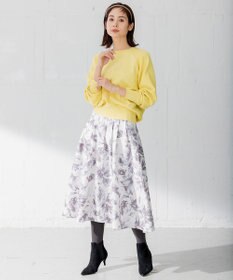 組曲 【選べる8色展開・春まで使える！】バックレースカラー ニット