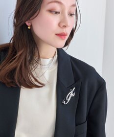 Phoebe ニュアンスメタルブローチ　シルバー