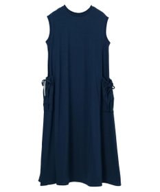 earth music&ecology ギャザーポケットノースリーブワンピース