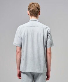 JOSEPH HOMME 【新型】トリコサッカーストレッチ　 レギュラーカラー半袖シャツ