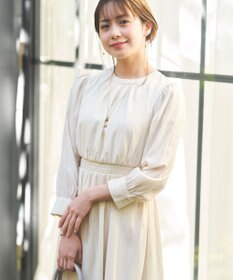 ANY SIS S 【低身長企画】フェミニンギャザー ワンピース