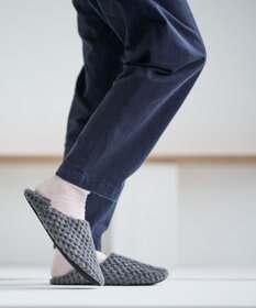 LOOM&SPOOL GRS綿毛布ルームシューズ