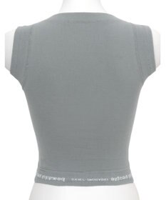 WACOAL MEN レディース <beautiful people>コラボ タンクトップ ボクサートップス ワンサイズ（S-L） オーガニック綿混 立体成型 肩幅：狭め ネック深さ：あさめ WL8001 /ワコールメン