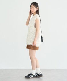 earth music&ecology プリーツミニスカート