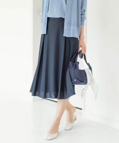 J.PRESS LADIES S 【洗える】シアージャージー フレアー スカート