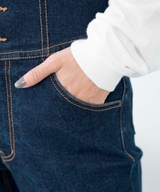 WEGO ハイウエストストレッチフレアデニムパンツ