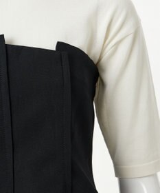 23区 【エステータ】ウールリネン ビスチェ