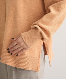 Green Parks ベロアモールリラックスサイズニットプルオーバー