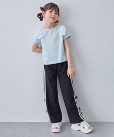 ANY KIDS 【洗濯機可能/速乾】ドライタッチ トラックパンツ