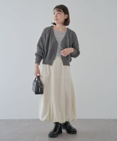 Green Parks ラメシャギーニットカーディガン