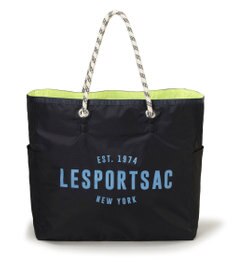LeSportsac LARGE 2 WAY TOTE/2ウェイディープシーブルー/ライム