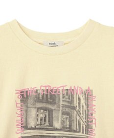earth music&ecology 異素材ドッキンググラフィックTシャツ