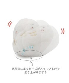 Mother garden しろたん  福だるま マスコット 《白色》 単品