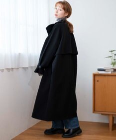 WEGO スタンドカラーロングコート