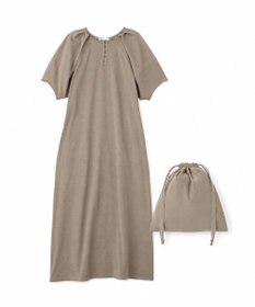 CRAFT STANDARD BOUTIQUE ポーチ付きバルーンスリーブワンピース