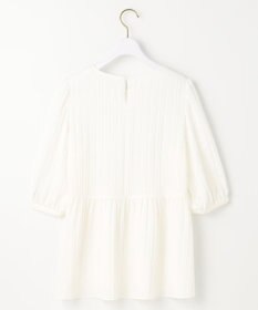 ANY SIS L 【洗える】ジャガードペプラム ブラウス