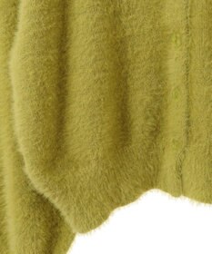 Green Parks ラメシャギーニットカーディガン