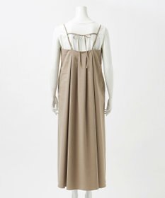23区 L 【GOLD LABEL】クリスピーリネンストレッチ キャミソールワンピース