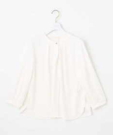 ANY SIS 【接触冷感・吸水速乾・UVケア】エアリードレープスムース 七分袖ブラウス