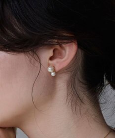 Phoebe 【金属アレルギー対応】ツインパールセラミックピアス