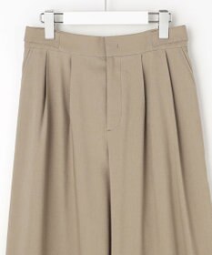 自由区 S 【セットアップ対応】リネンストレッチワイド パンツ