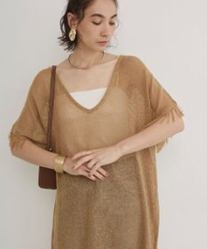 WEGO 【ANGIE VINTAGE】メッシュジレワンピース