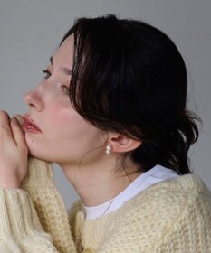 Phoebe 【金属アレルギー対応】ツインパールセラミックピアス