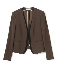 BEIGE， 【セットアップ対応】CINDY / ダブルカラージャケット Brown ×Black