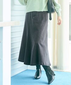 ANY SIS 【洗える】ナローデニム スカート