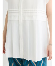 Green Parks プリーツヘムタックチュニック