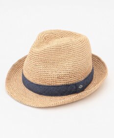 JOSEPH ABBOUD 【ナチュラルな風合い】ラフィアメランジハット